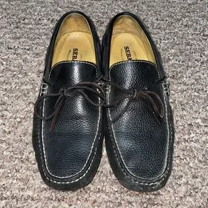 Sebago | Shoes | Sebago Black Denton Leather Preppy Driving  display picture 1